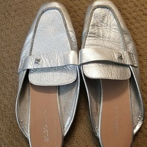 BCBG Leather slides